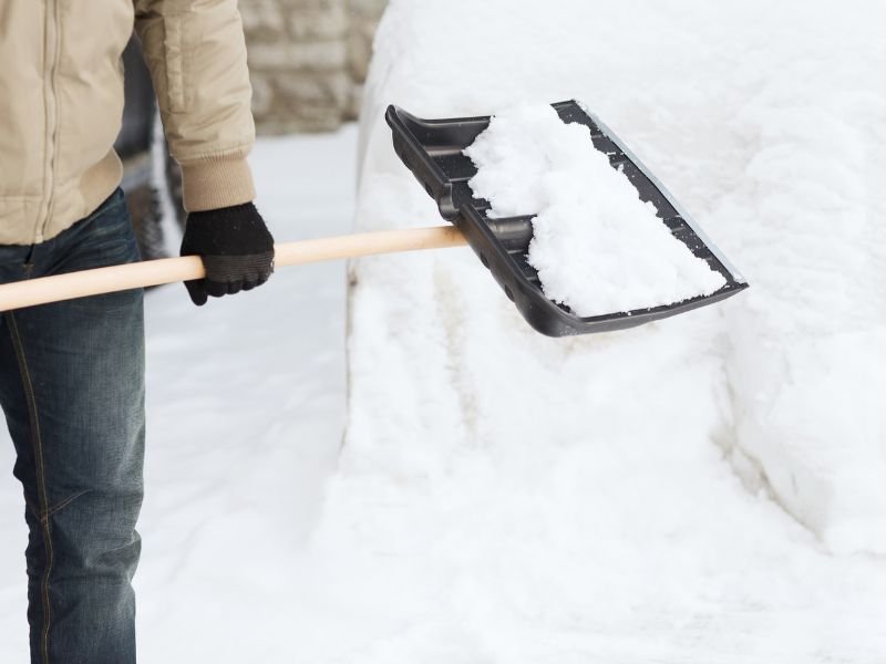 Professional residential snow plowing and driveway snow clearing service for homes in South Shore, Massachusetts